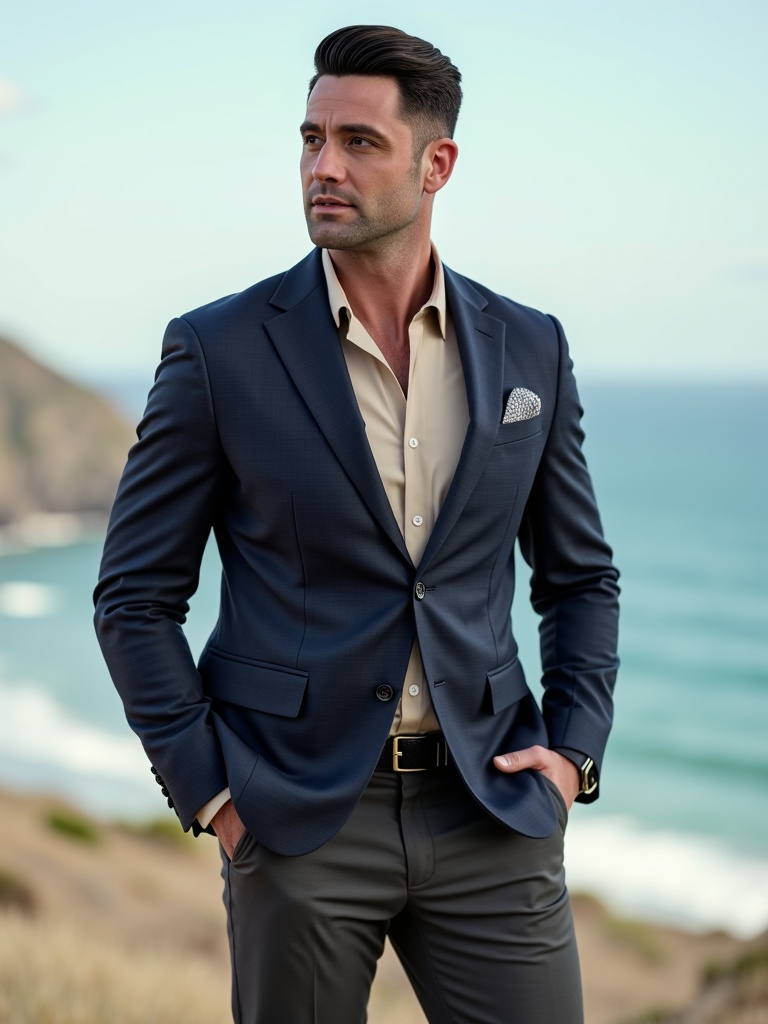 Bryan J. Hayes looking toward the horizon